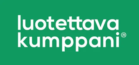 Luotettava kumppani logo